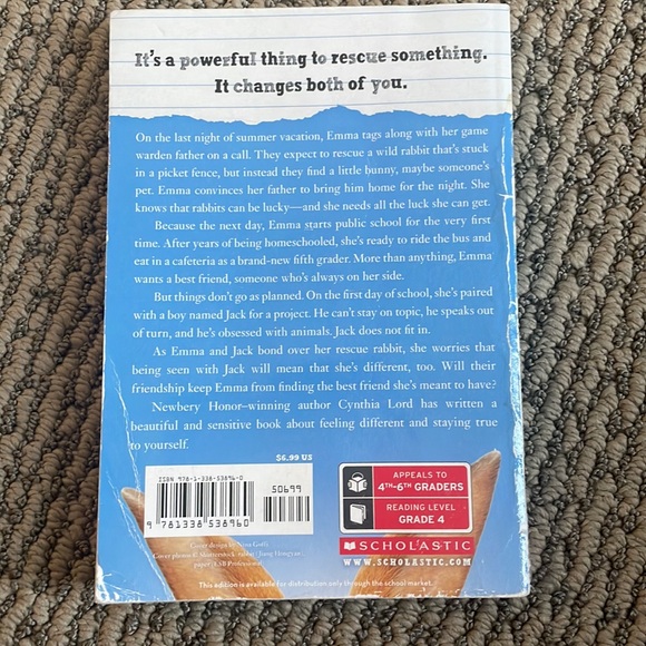 Because of the Bunny by Cynthia Lord - Picture 4 of 4